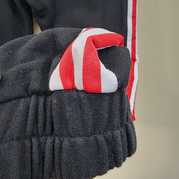 Reason black joggers with rose embroidered front men's size medium - Picture 9 of 12